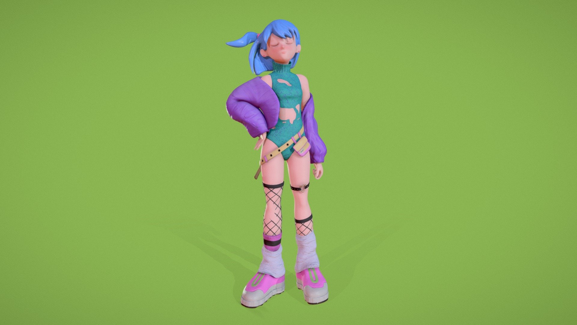 Stylized Girl Practice - 3D model by MrHoggy (@mr_hoggy) [533240f ...