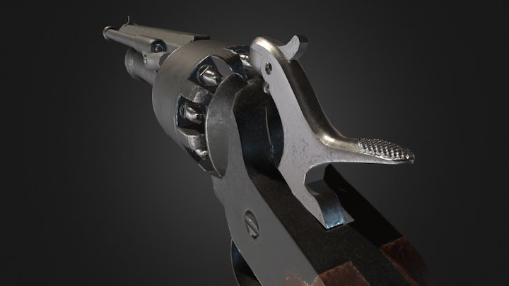 LeMat 1846 Revolver 3D Model