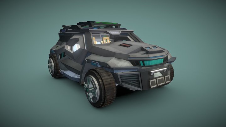 Mars Rover 3D Model