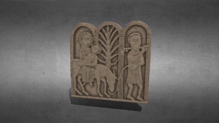 Escape into Egypt (11th century - Zadar, CRO) 3D Model