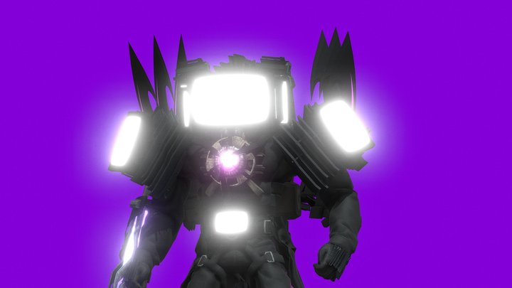 Remake Upgraded Titan TvMan 3D Model