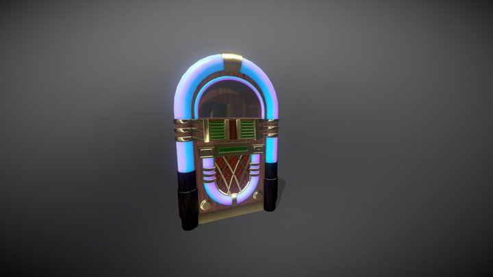 Retro Jukebox 3D Model
