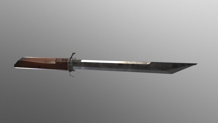 Corvo's Sword - Dishonored 3D Model