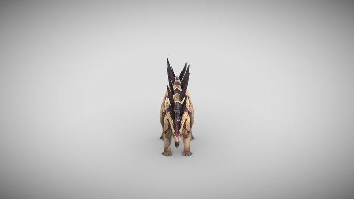 STEGOSAURUS_MODEL_M_SK 3D Model