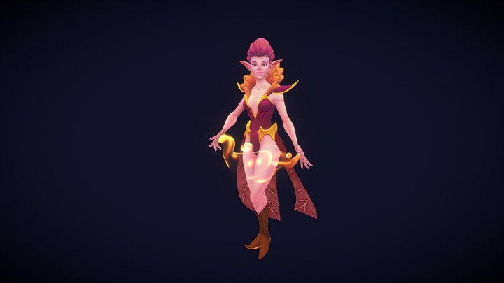 Child of autumn 3D Model