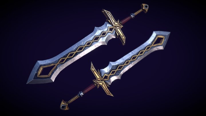 Royal Greatsword 3D Model
