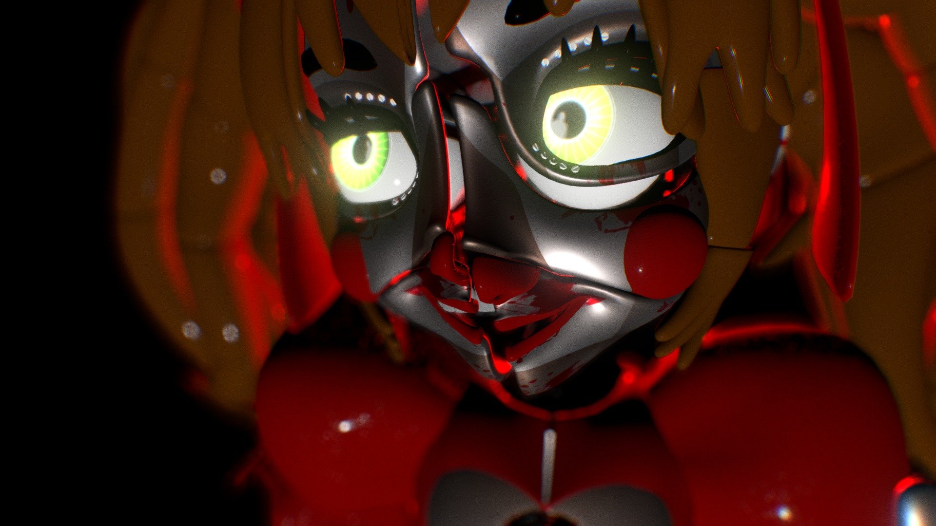 Qutiix Stylised Circus Baby Sister Location - Download Free 3D model by  Qutiix (@joshiisshh) [24f1433]