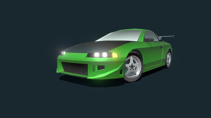 Mitsubishi Eclipse 1995 3D Model