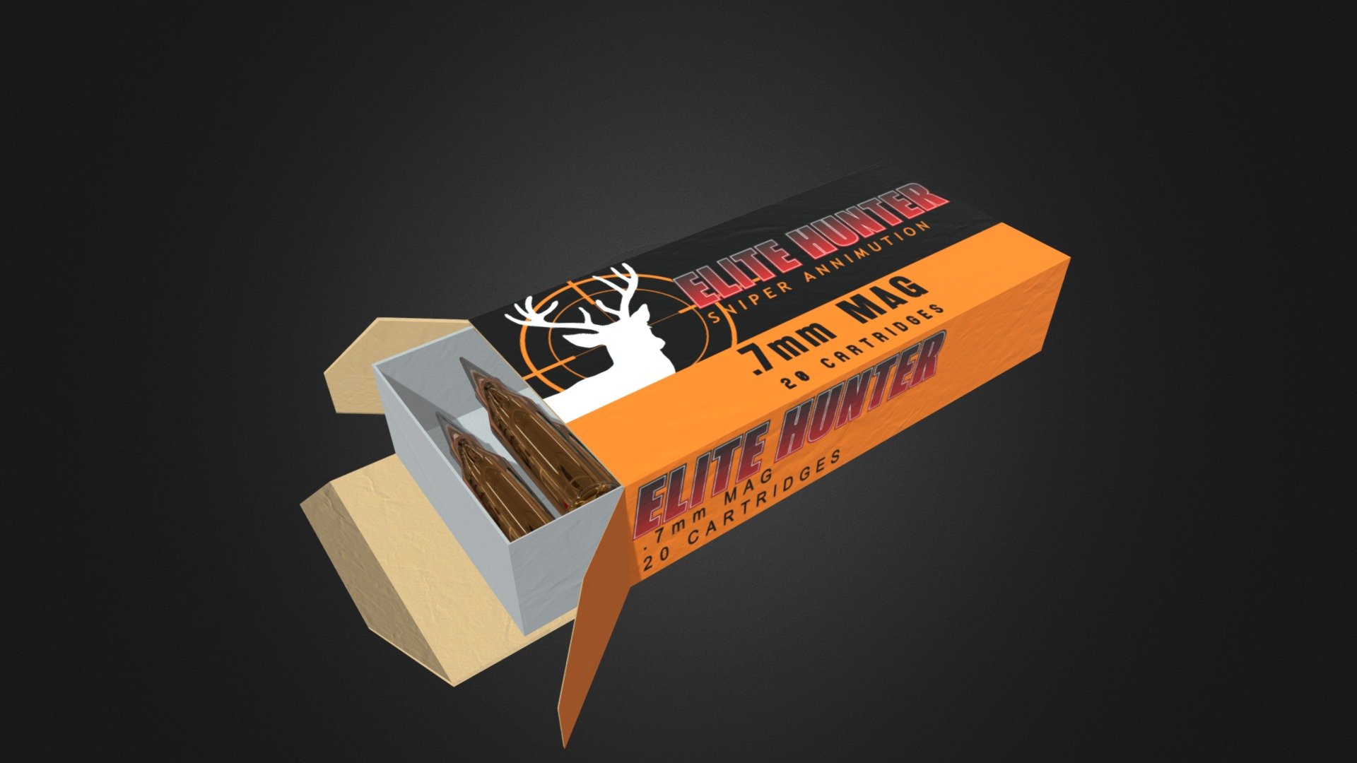 Sniper Ammo Box (Game-ready) - Download Free 3D model by jsandwich96 ...