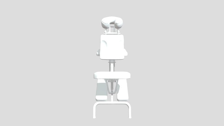 Massage Chair Illustration 3D Model