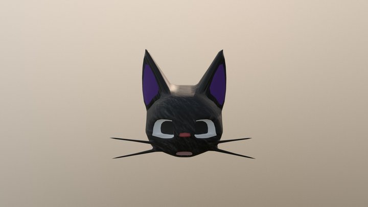 Cat Head 3D Model