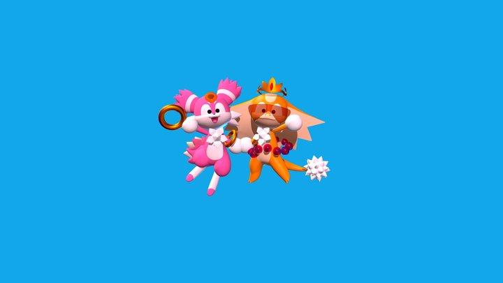 PIX AND BIT 3D Model