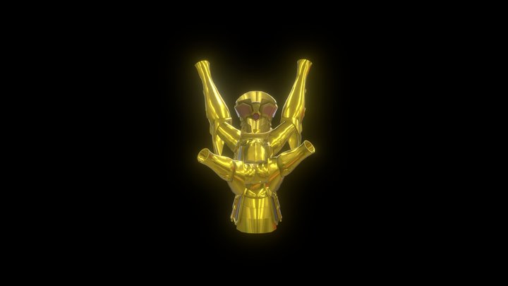 Gemini Gold Cloth 3D Model