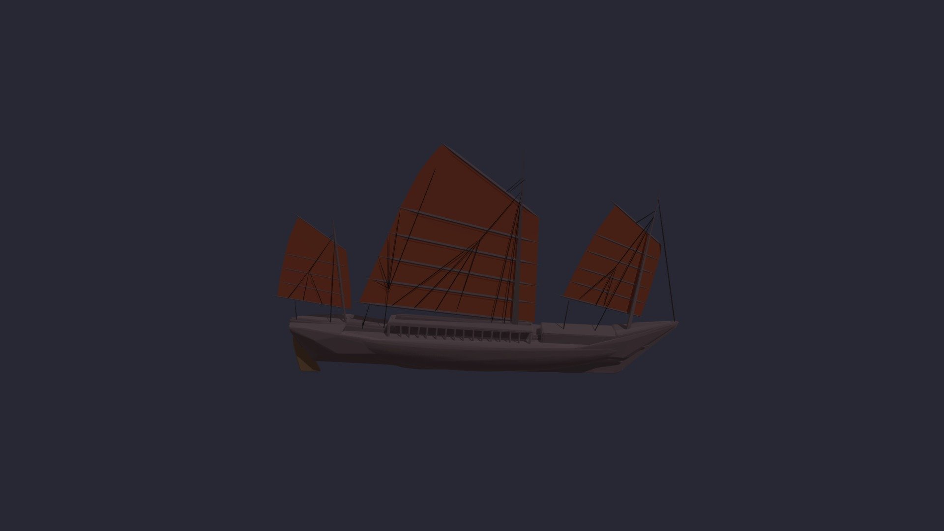 Junk Ship 1 Sketch