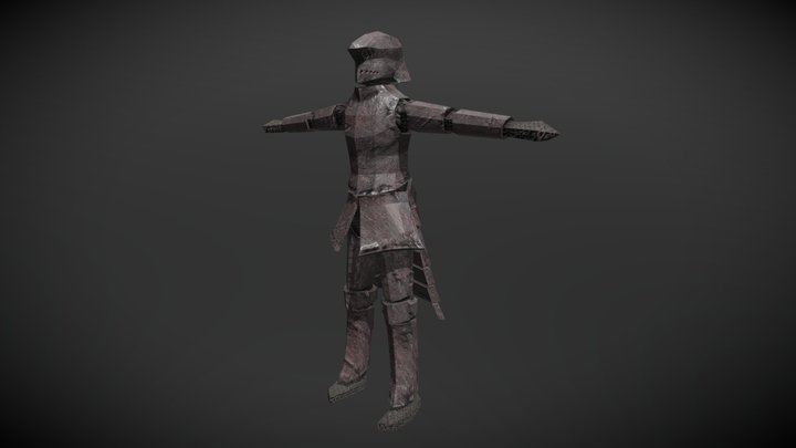 Rusted Knight 3D Model