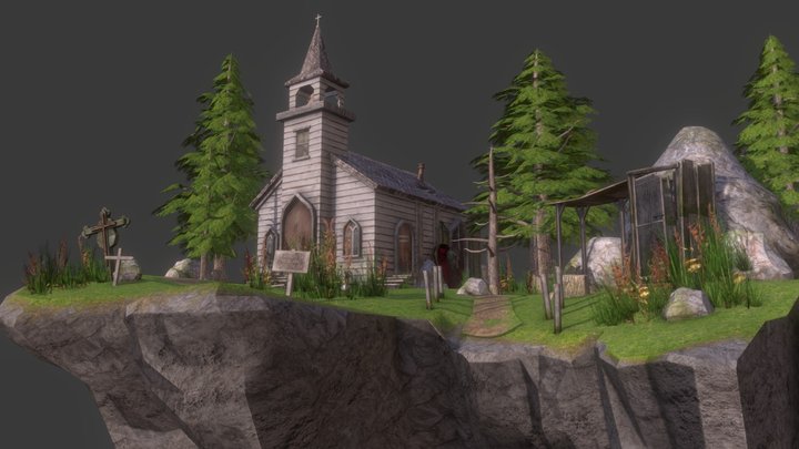 DAE Diorama - By the ocean :｡･:*:･ﾟ 3D Model