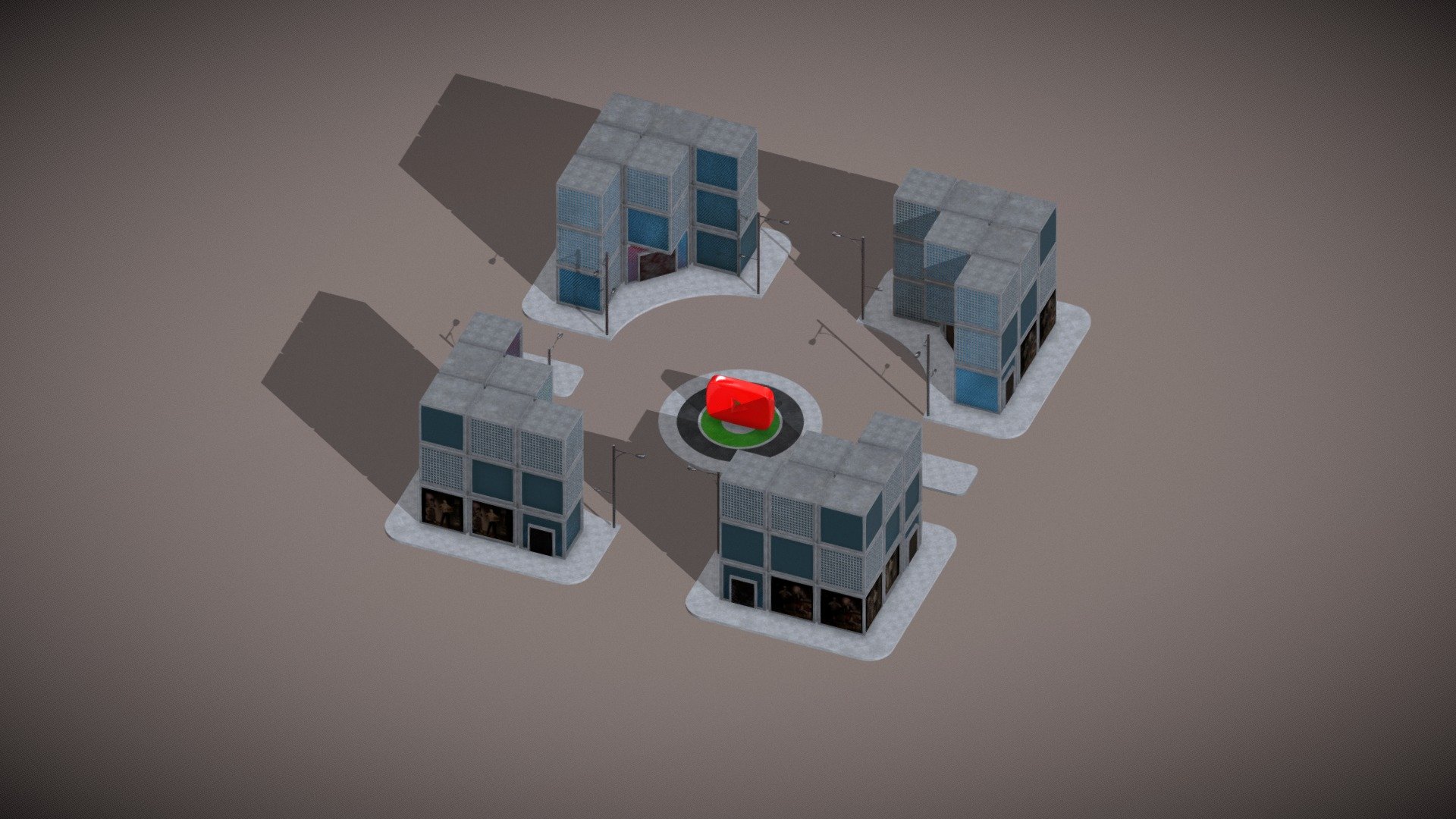 Youtube City Concept