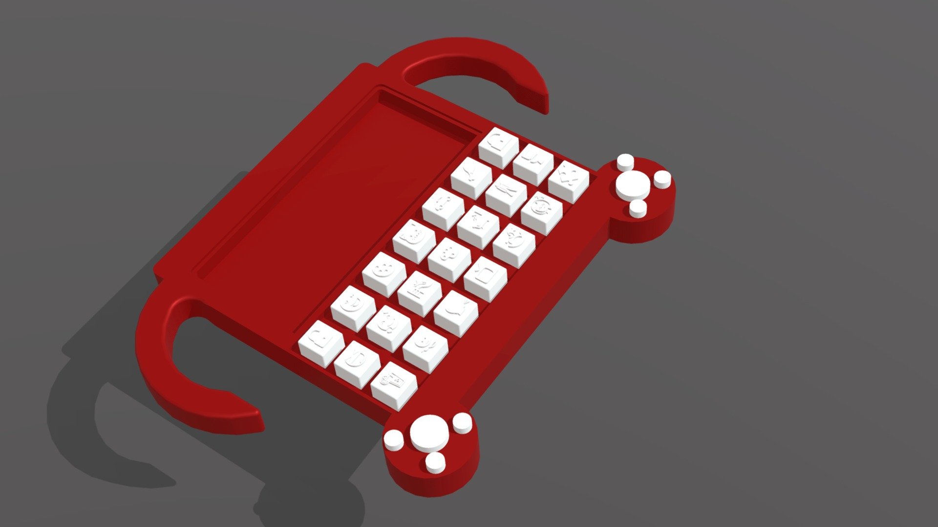 Toy Communication Board for Cerebral Palsy kids 3D model by