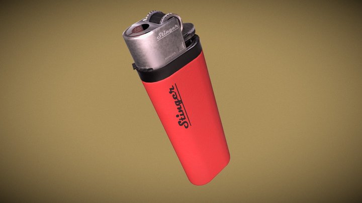 Lighter/Encendedor Redo Lo-poly – Gratis 3D-model STL