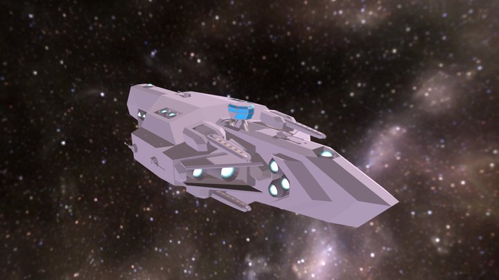 Battleship 3D Model