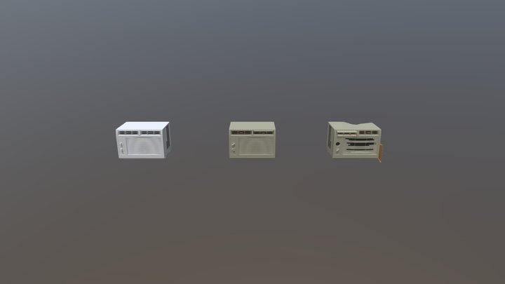 Air conditioners 3D Model