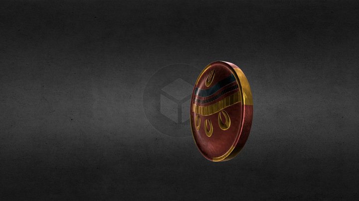 Stylized off of an Aztec design. 3D Model