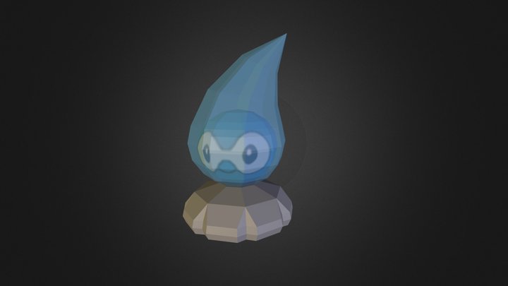 Rain Castform 3D Model