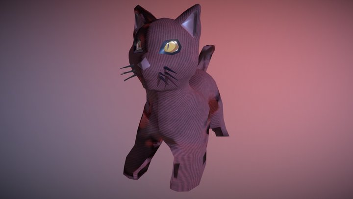 Chubbs the Cat 3D Model