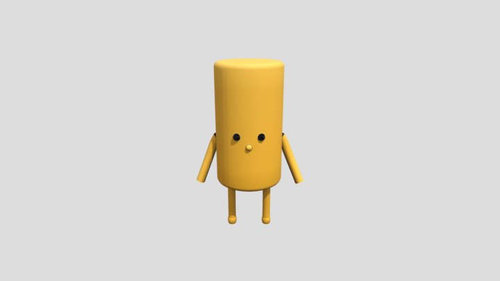 Cylinder Anim 3D Model