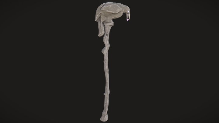 Staff 3D Model