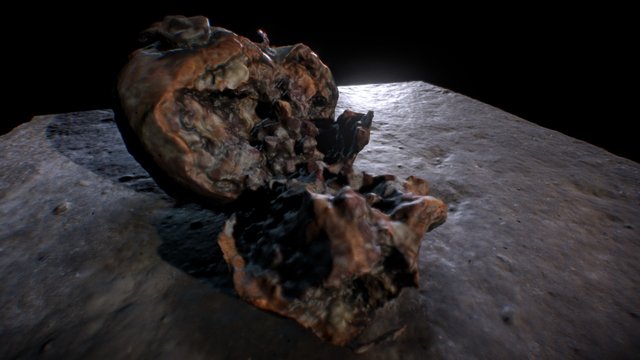 Rotten pomegranate – Free 3D Model STL