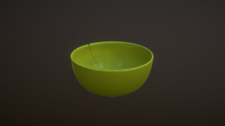 Broken bowl 3D Model