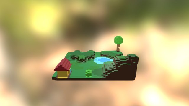 9.- Minecraft 3D Model