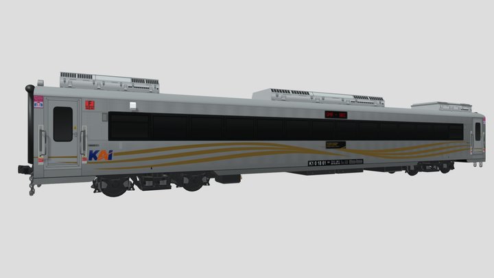 K1 Argo Bromo Anggrek Luxury Sleeper 3D Model