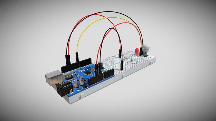 Aula 22 - Sensor de Movimento e Presença – Kostenloses 3D-Modell STL