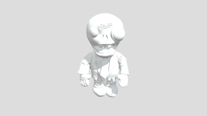 Zombie Plush Toy jazwares 3D Model