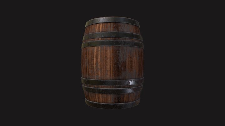 Barrel 3D Model