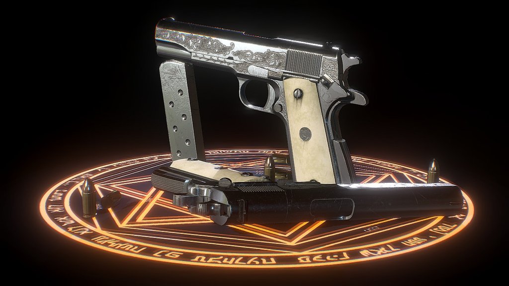 Colt 1911 - 3D Model by FIRA