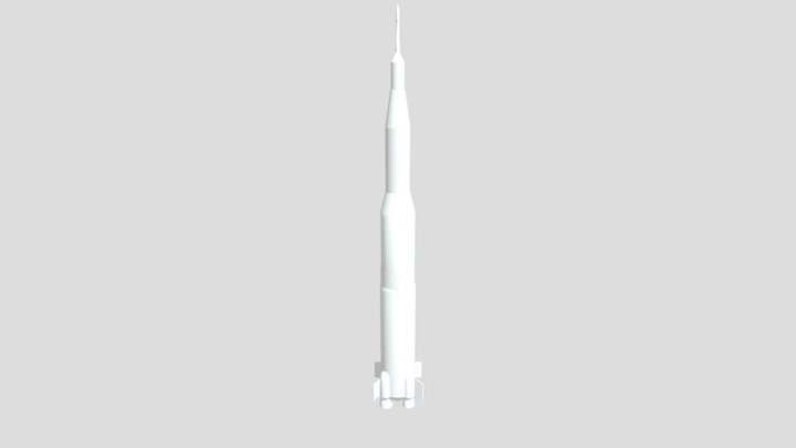 Saturn V blender 3D Model
