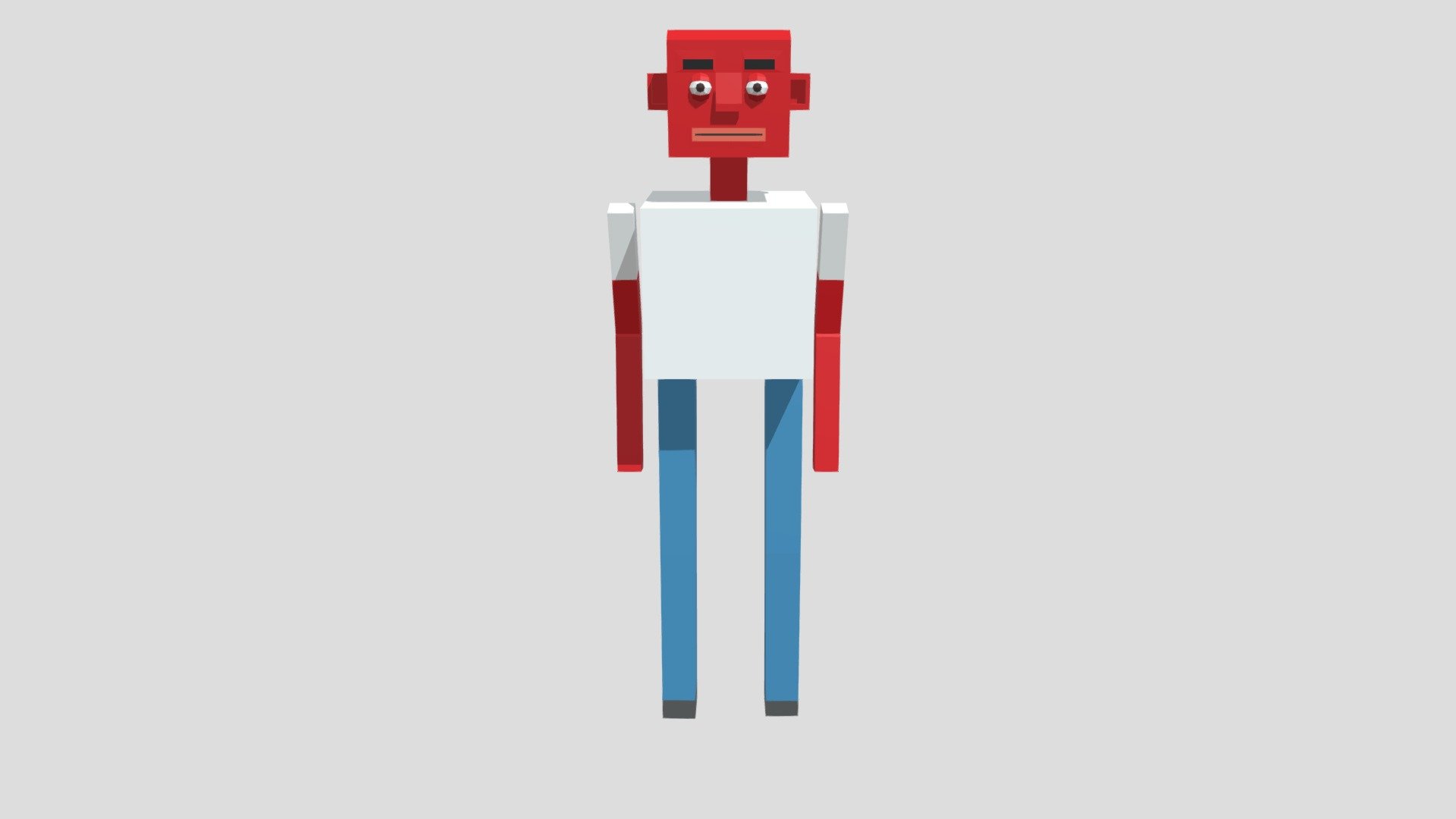 Fernando Lester Blok Man_punching The Air 3D model by fleon0011