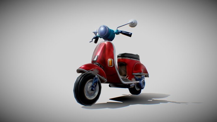 Scooter Motorcycle – Free 3D Model STL