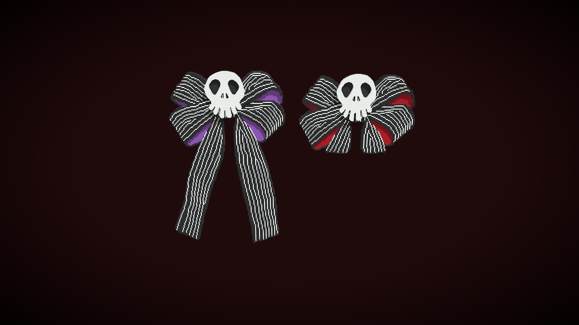 Disney Haunted Mansion Holiday Skull Bow Model - 3D model by Electro3d ...