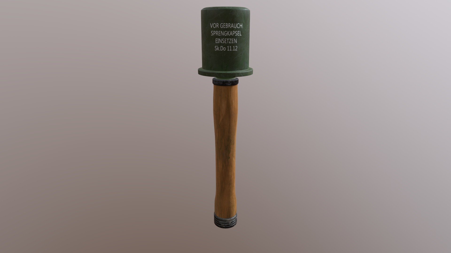 German WWII M24 Stick Grenade