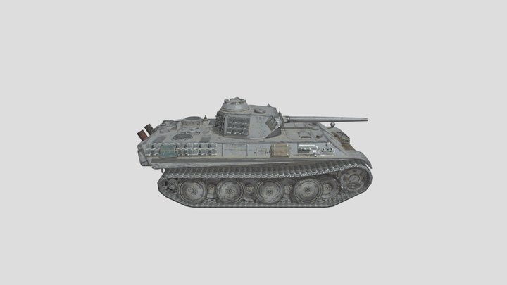 Aufklärungspanzer Panther – Gratis 3D-model STL