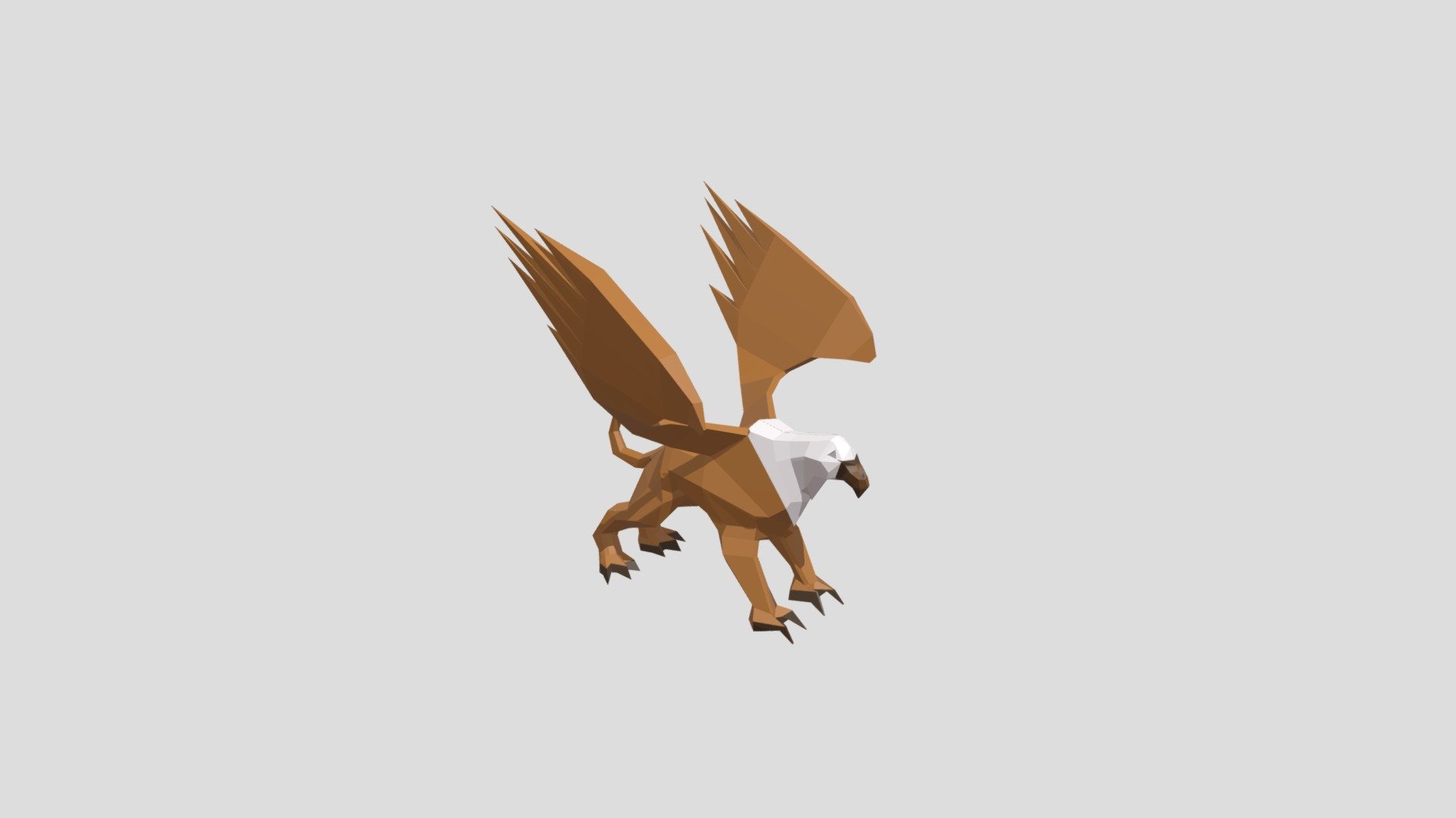 Griffin Low Poly Download Free 3d Model By Robinplg 534c7ef Sketchfab