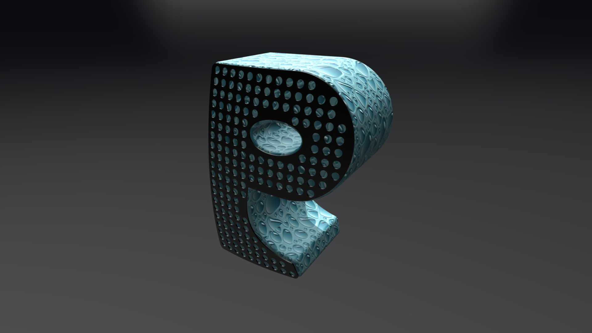 3D model High speaker P - This is a 3D model of the High speaker P. The 3D model is about logo.