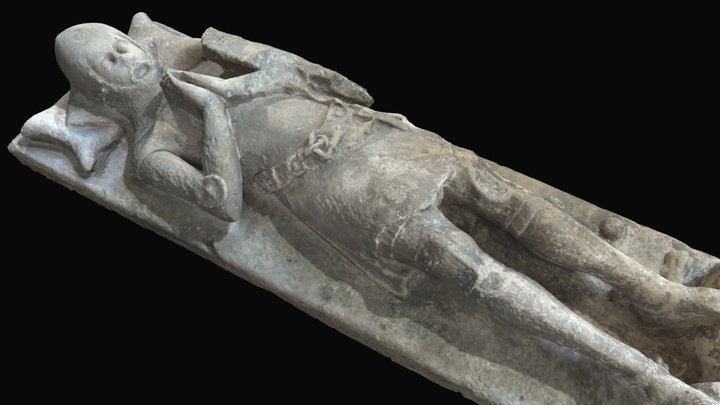Bedale, Yorkshire, medieval effigy 3D Model