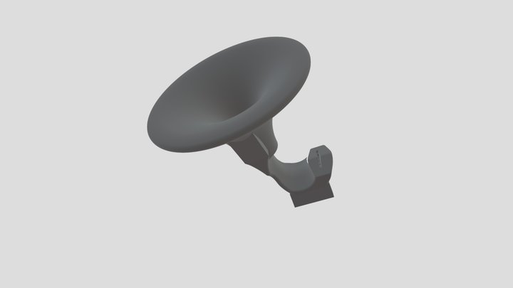 Printable Smartphone Speaker 3D Model