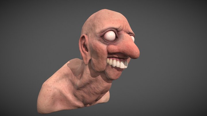 Creepy Troll 3D Model