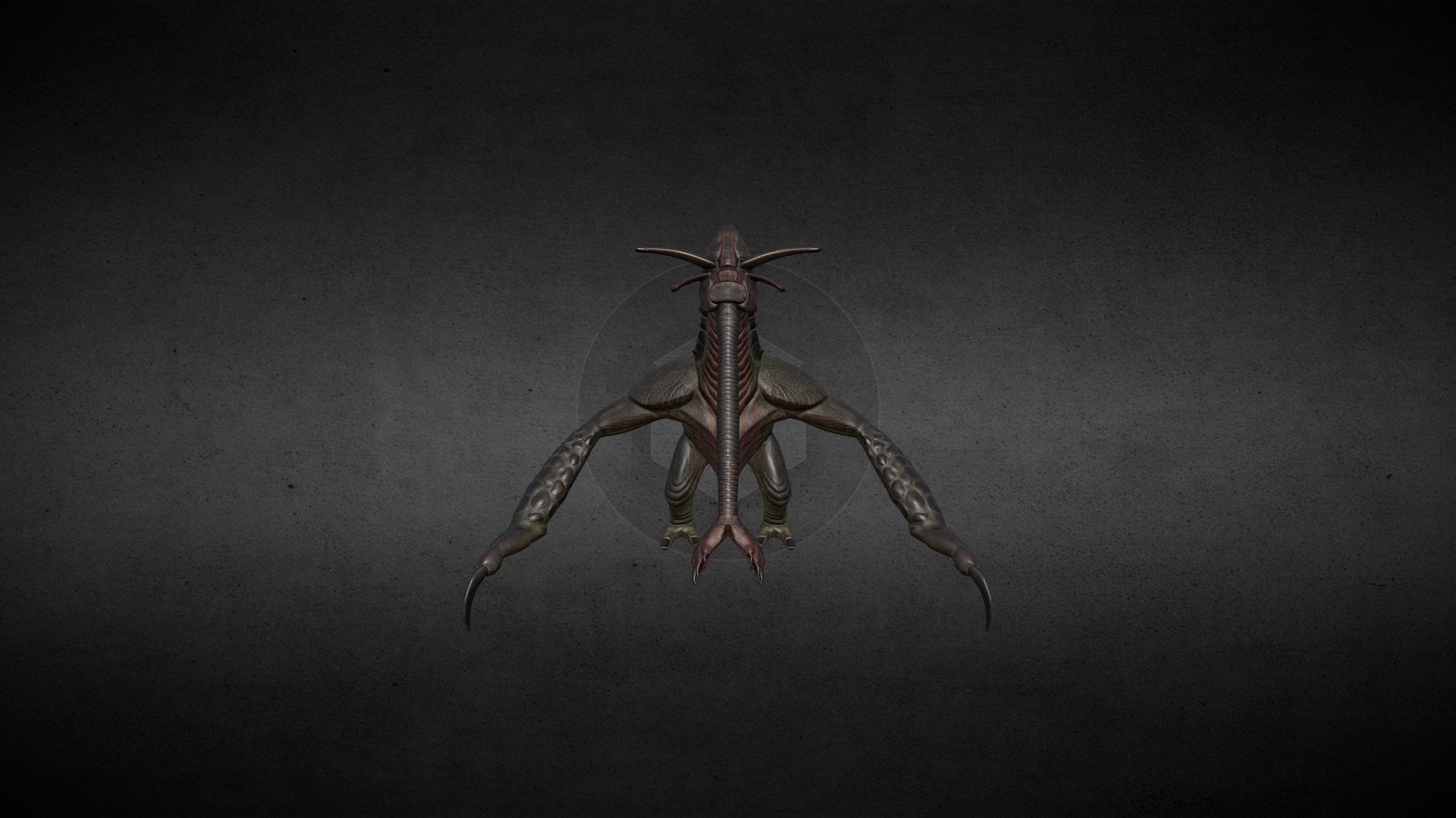 Shale Shambler - Textured - 3D model by Jane Puryear (@JanePuryear ...